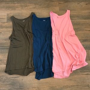 Old Navy Relaxed High Neck Tank Tops